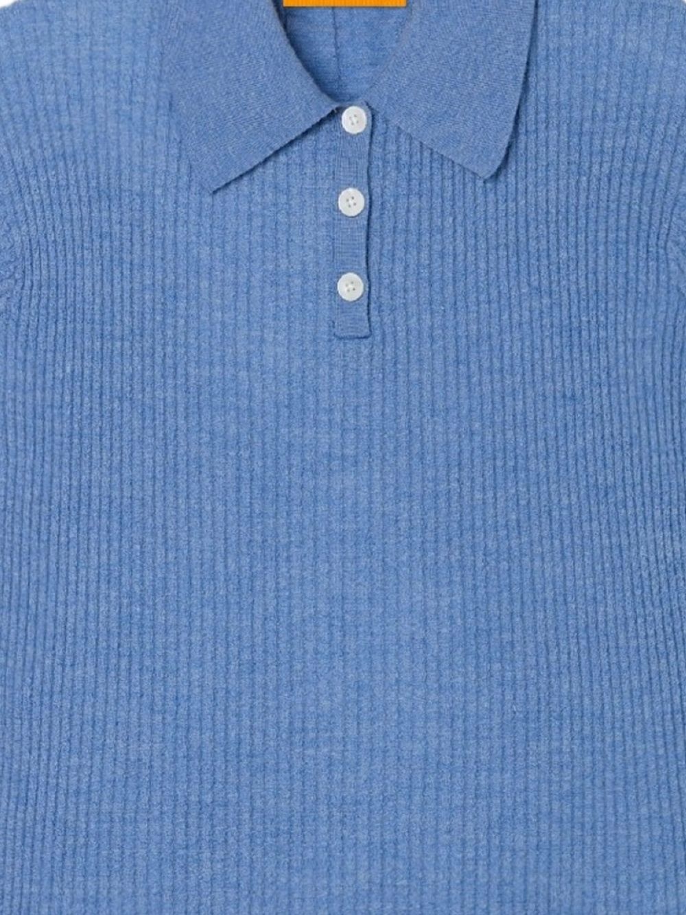 cashmere polo top - 2