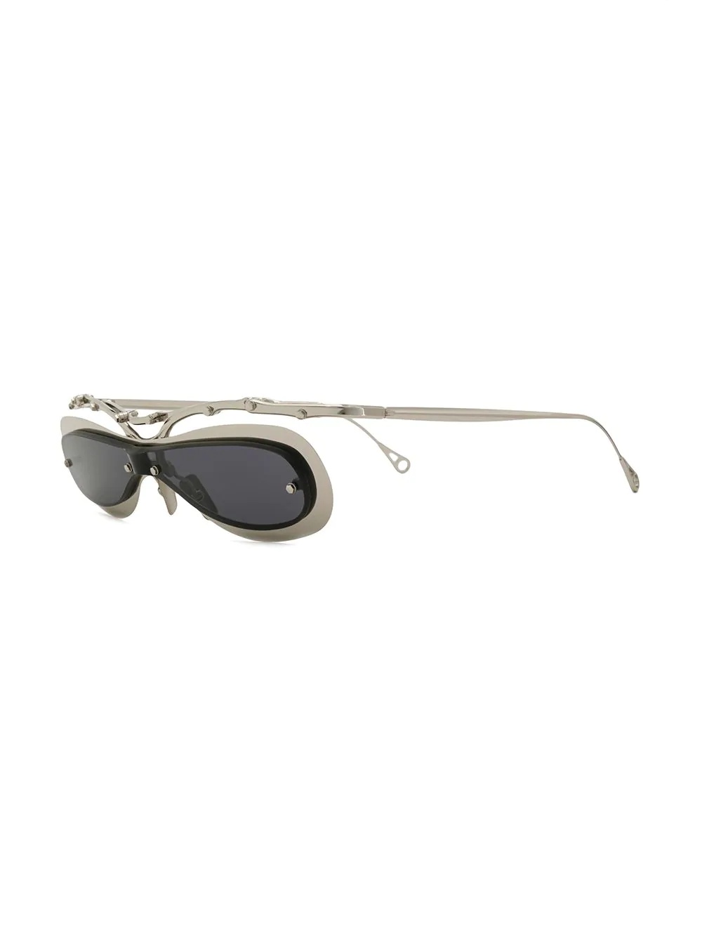 oval frame sunglasses - 2