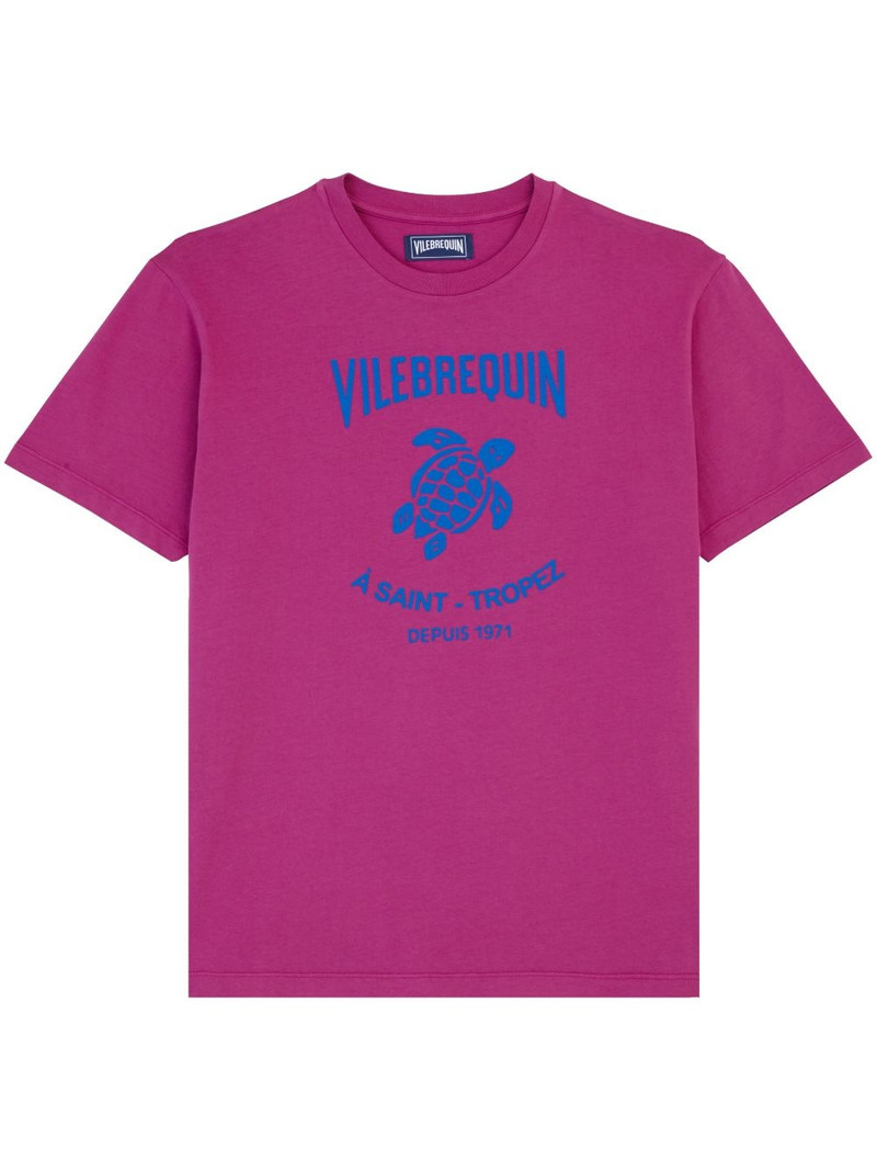 logo-print cotton T-shirt 1