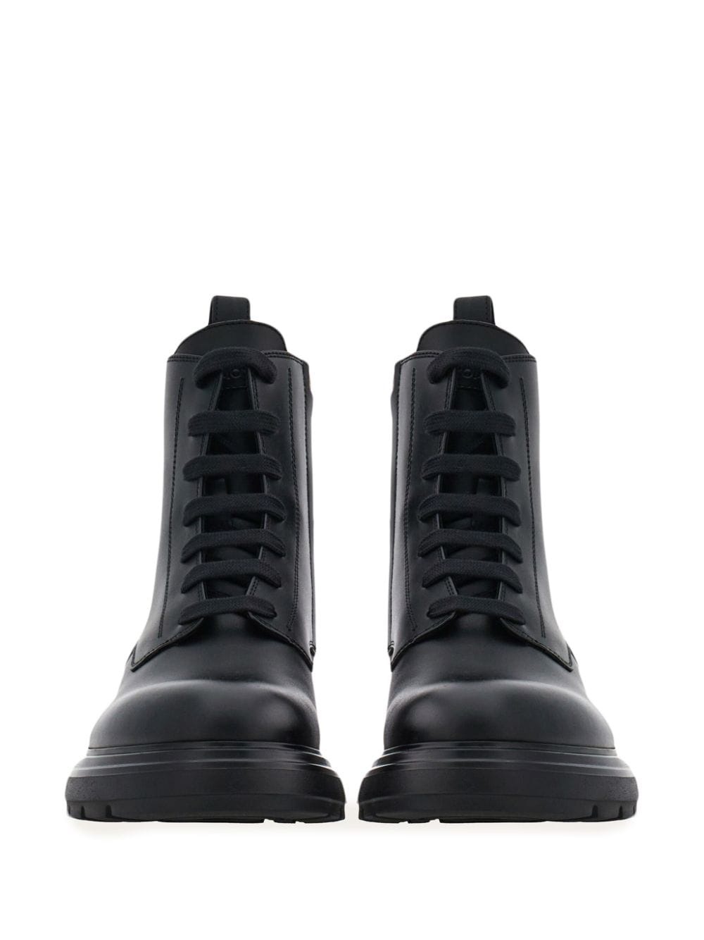 Combat leather boots - 4
