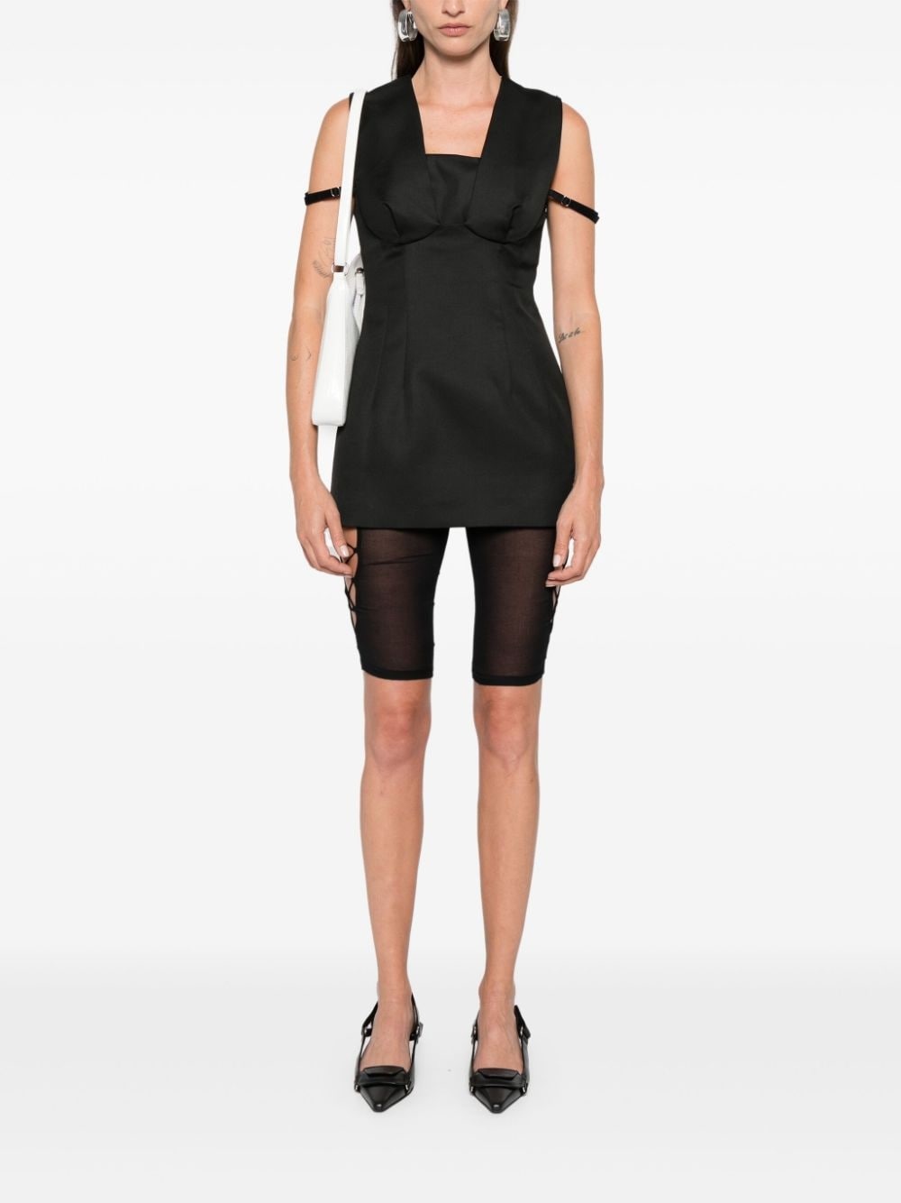 corset-style sleeveless top - 2