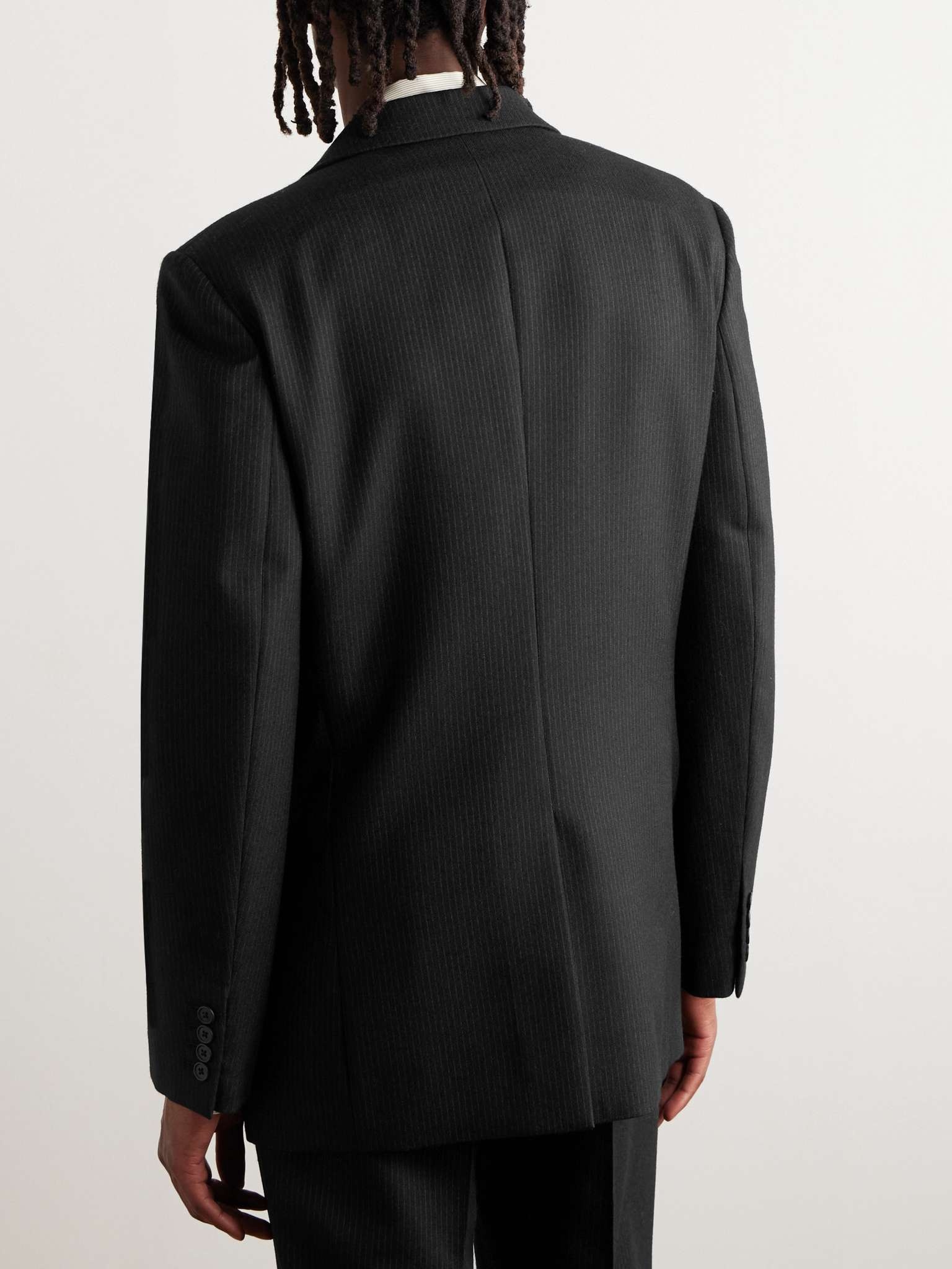 Laydon Pinstriped Virgin Wool Suit Jacket - 4