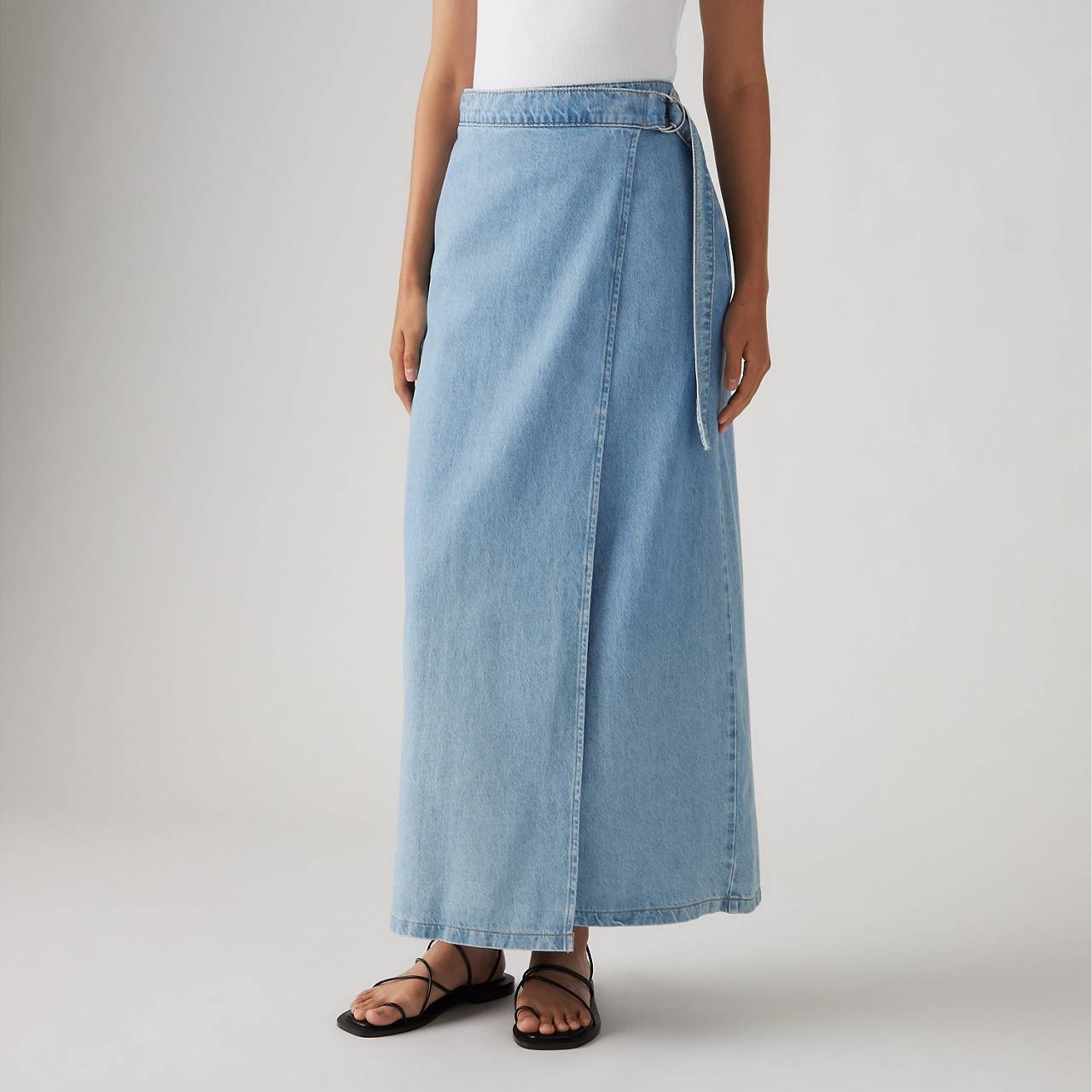 COLUMN WRAP SKIRT - 4