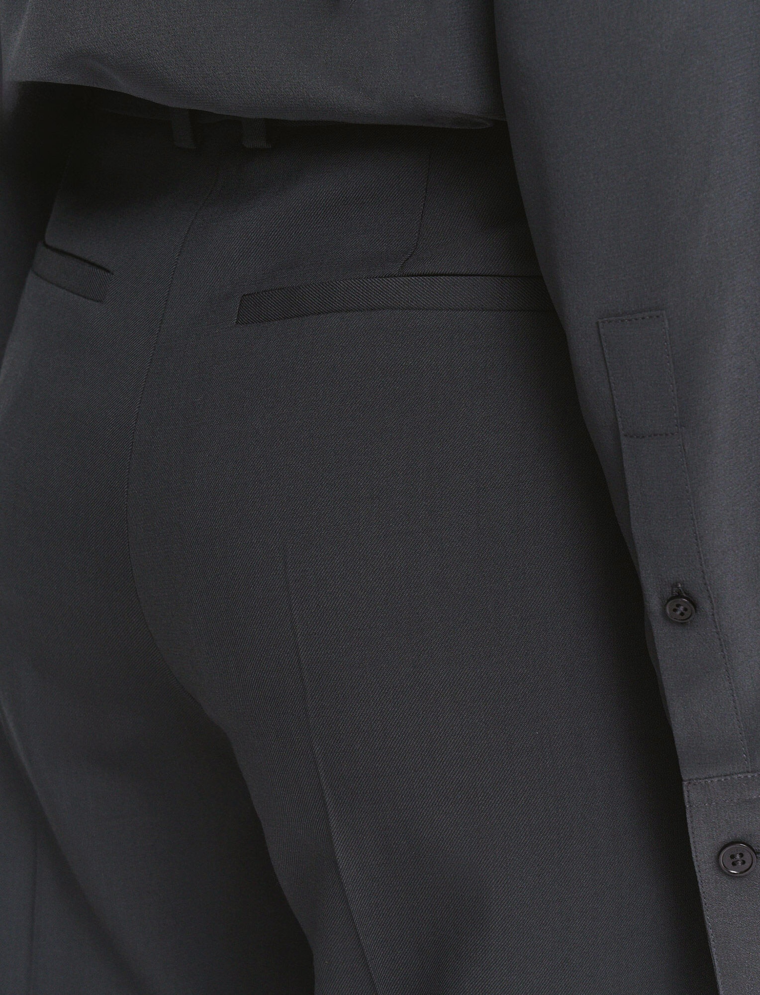 Tailoring Wool Stretch Morissey Trousers - 5