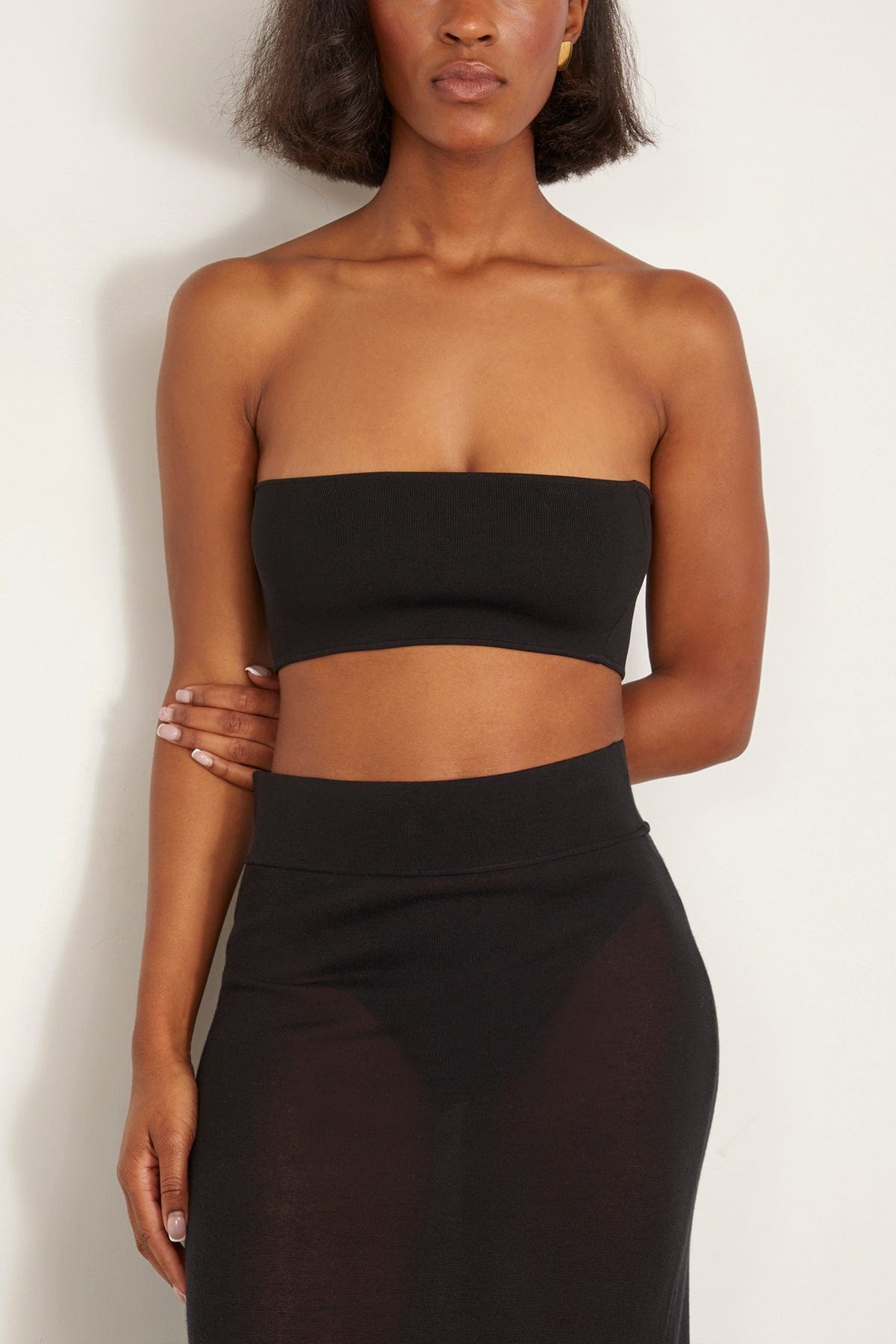 Bandeau Knit in Black - 3
