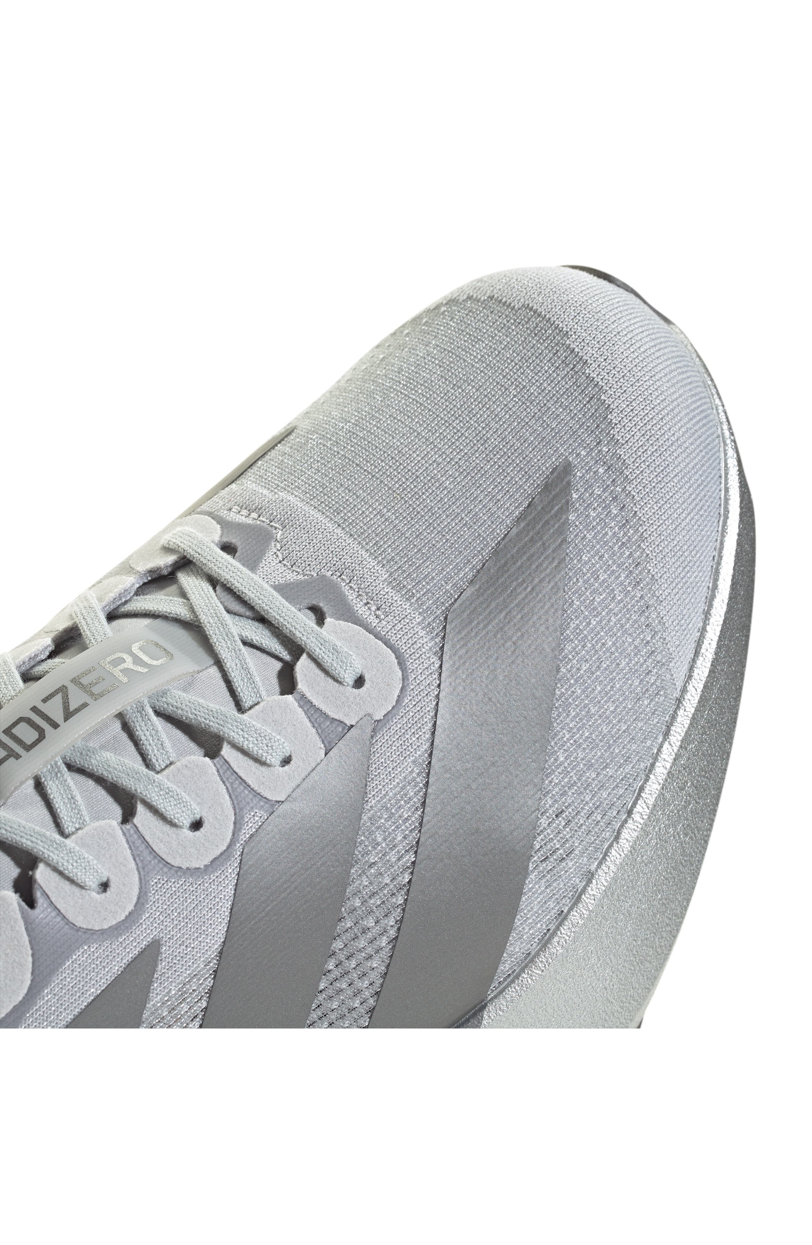 adidas Gender Inclusive Adizero Evo SL Running Shoe in Silvmt/iro at Nordstrom - 7