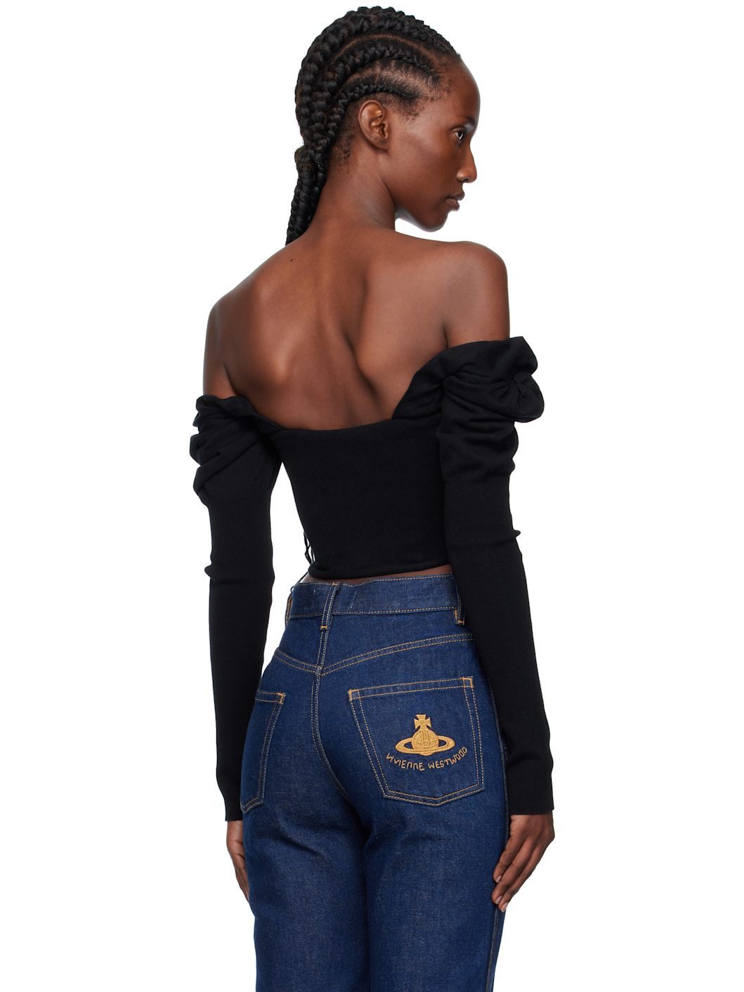 Black Bea Corset Cardigan - 3