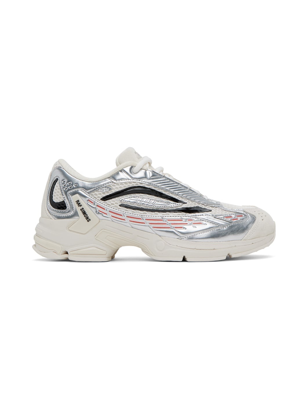 Silver & Off-White Ultrasceptre Sneakers - 1