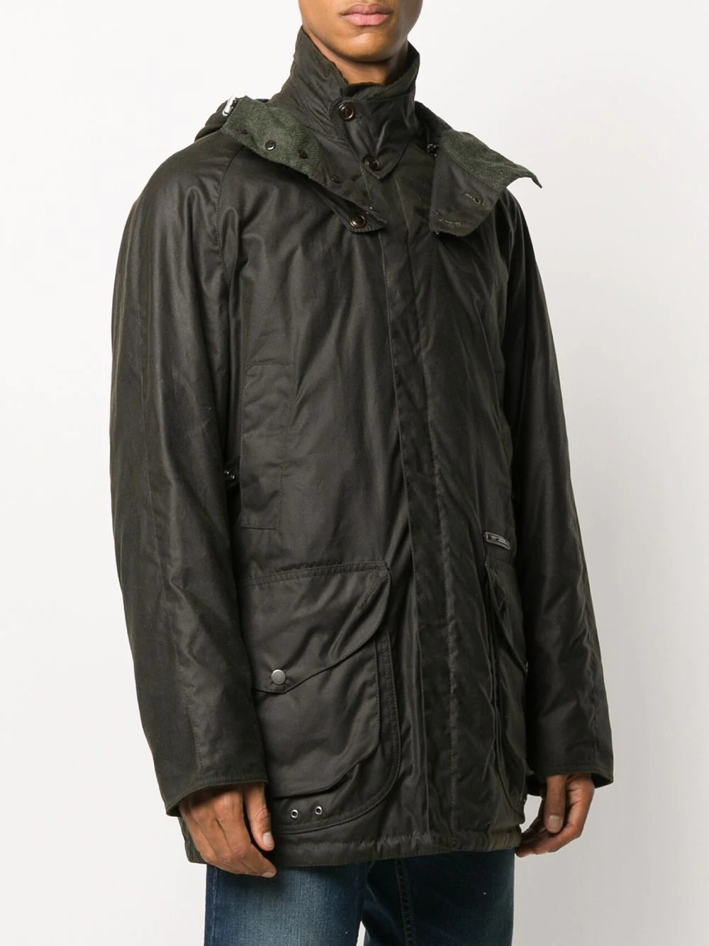 short hooded coat - 3