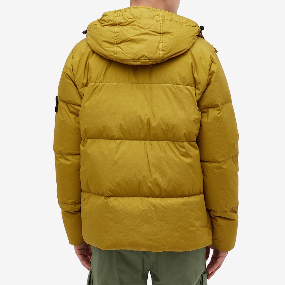 Stone Island Garment Dyed Crinkle Reps Hooded Down Jacket - 6