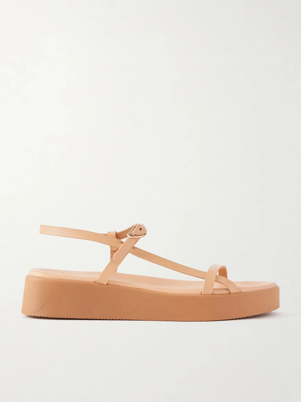 Politia Leather Platform Sandals - 1