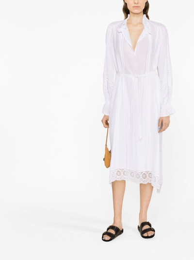 Zadig & Voltaire Rada lace-trimmed midi dress outlook