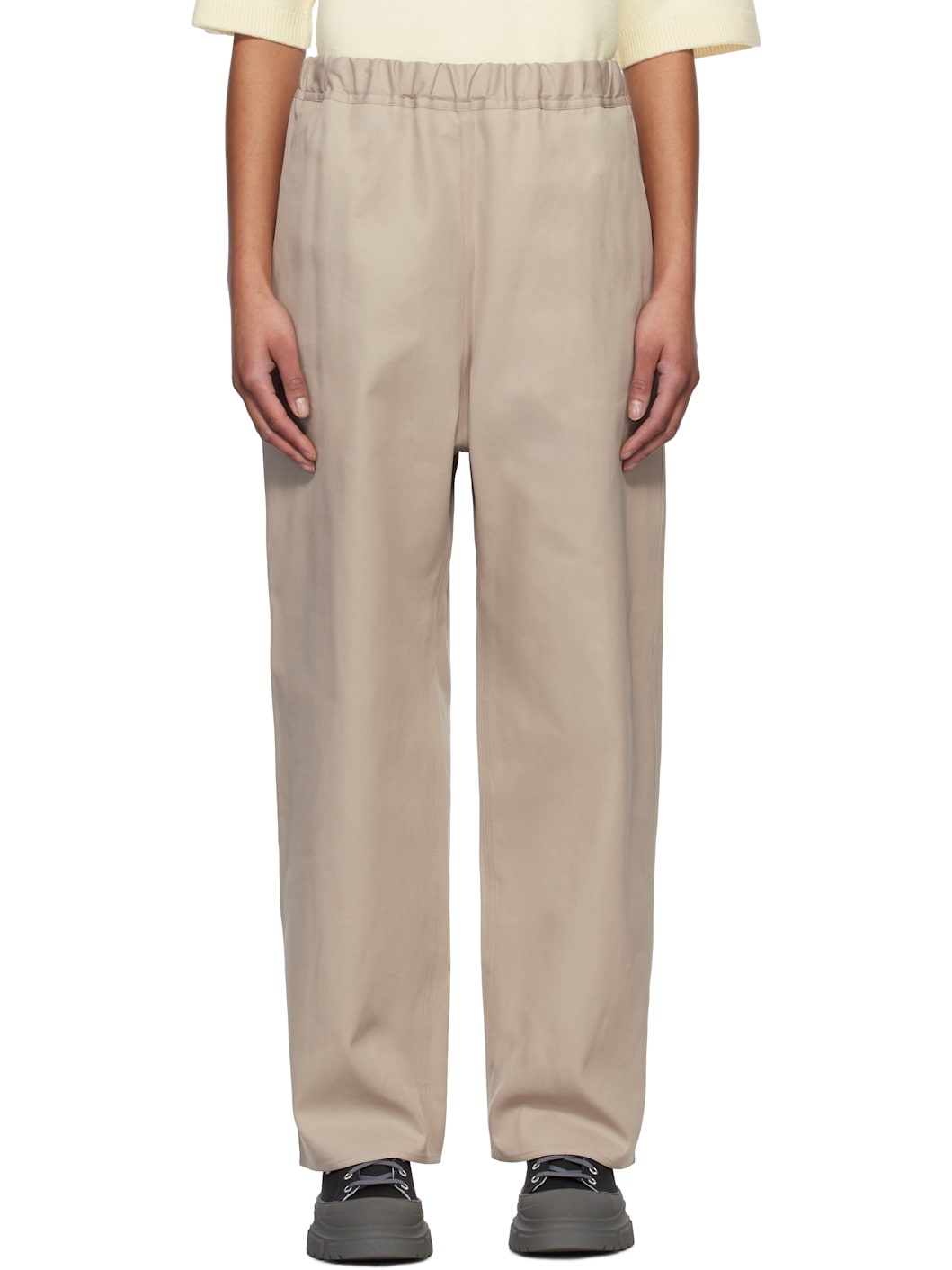 Taupe Plof Trousers - 1