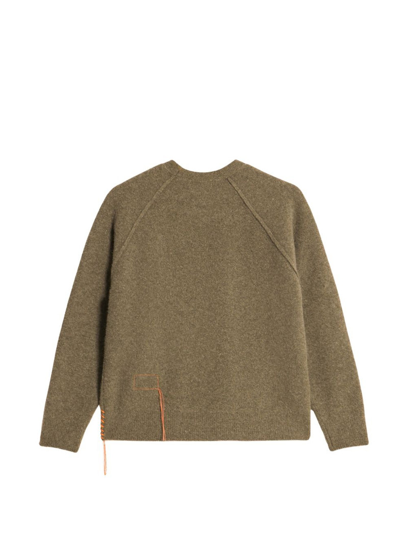 Harvard raglan-sleeve sweater 5