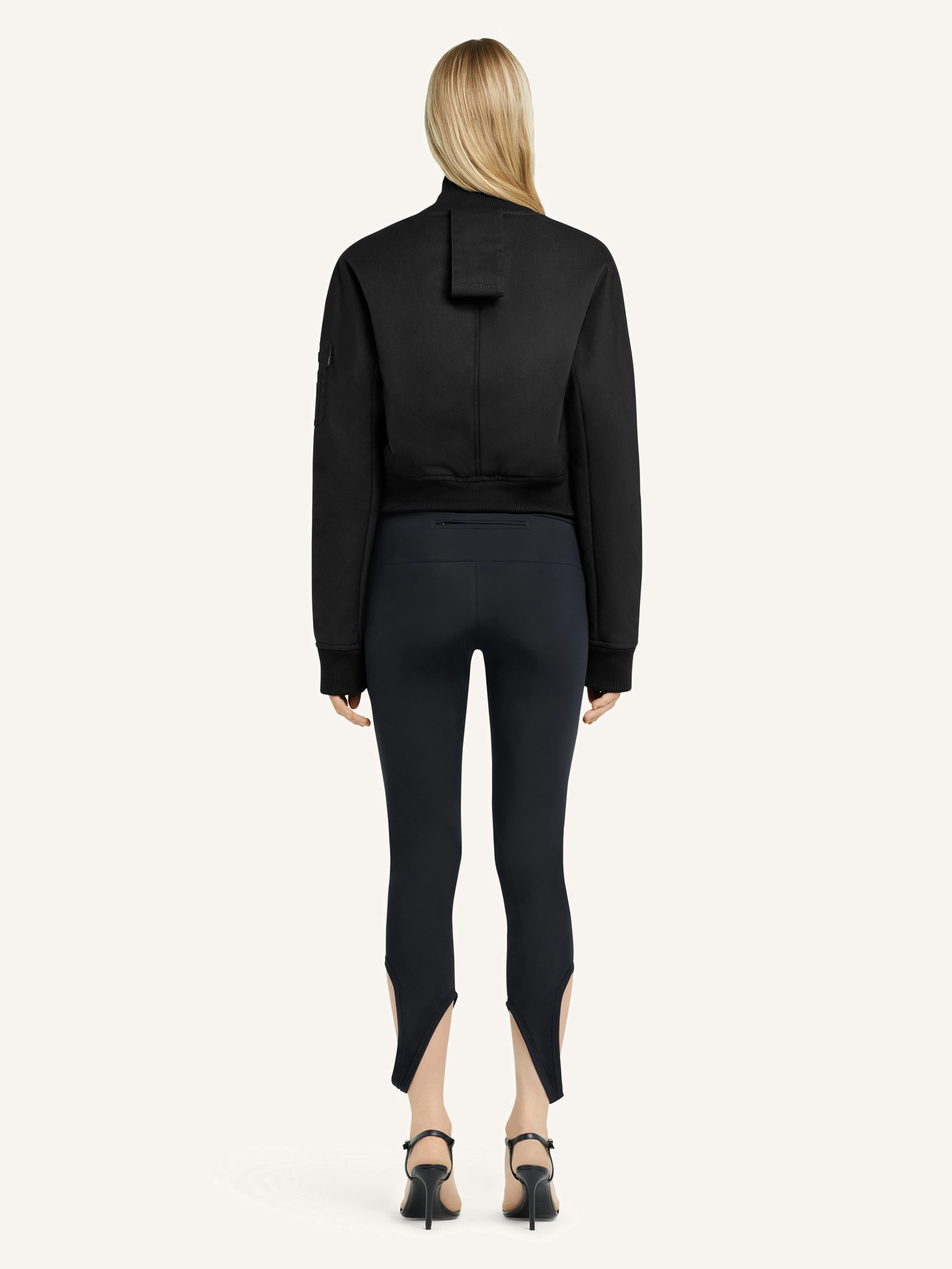 CROPPED SCUBA BOMBER JACKET - 3
