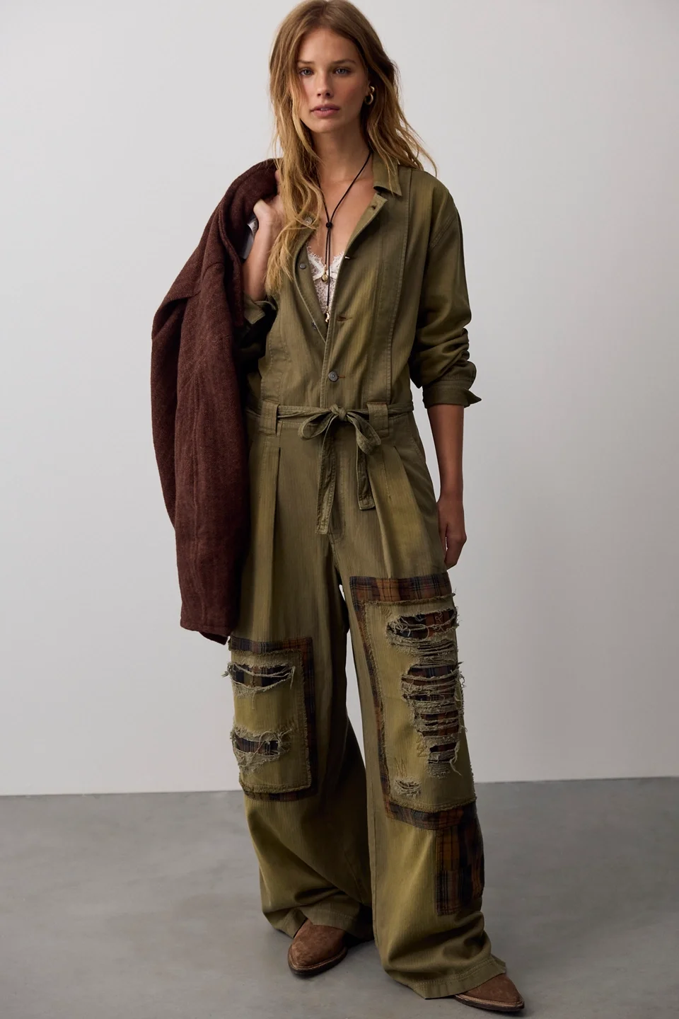 Patched Up Jumpsuit - 1