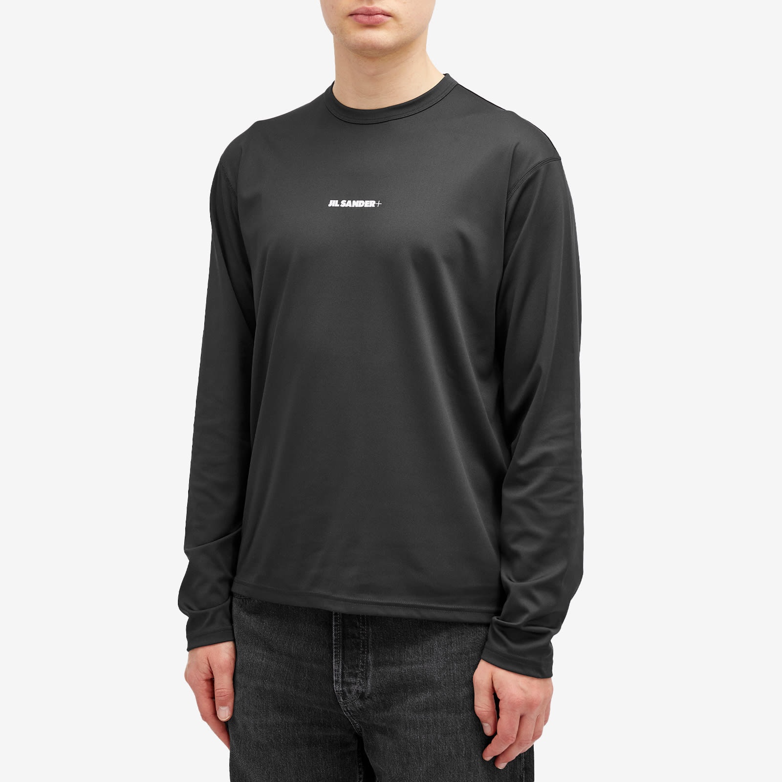 送料関税込_Jil Sander Plus Long Sleeve Logo Active T-Shirt Jil Sander Jil Sander Plus Long Sleeve Active T-Shirt