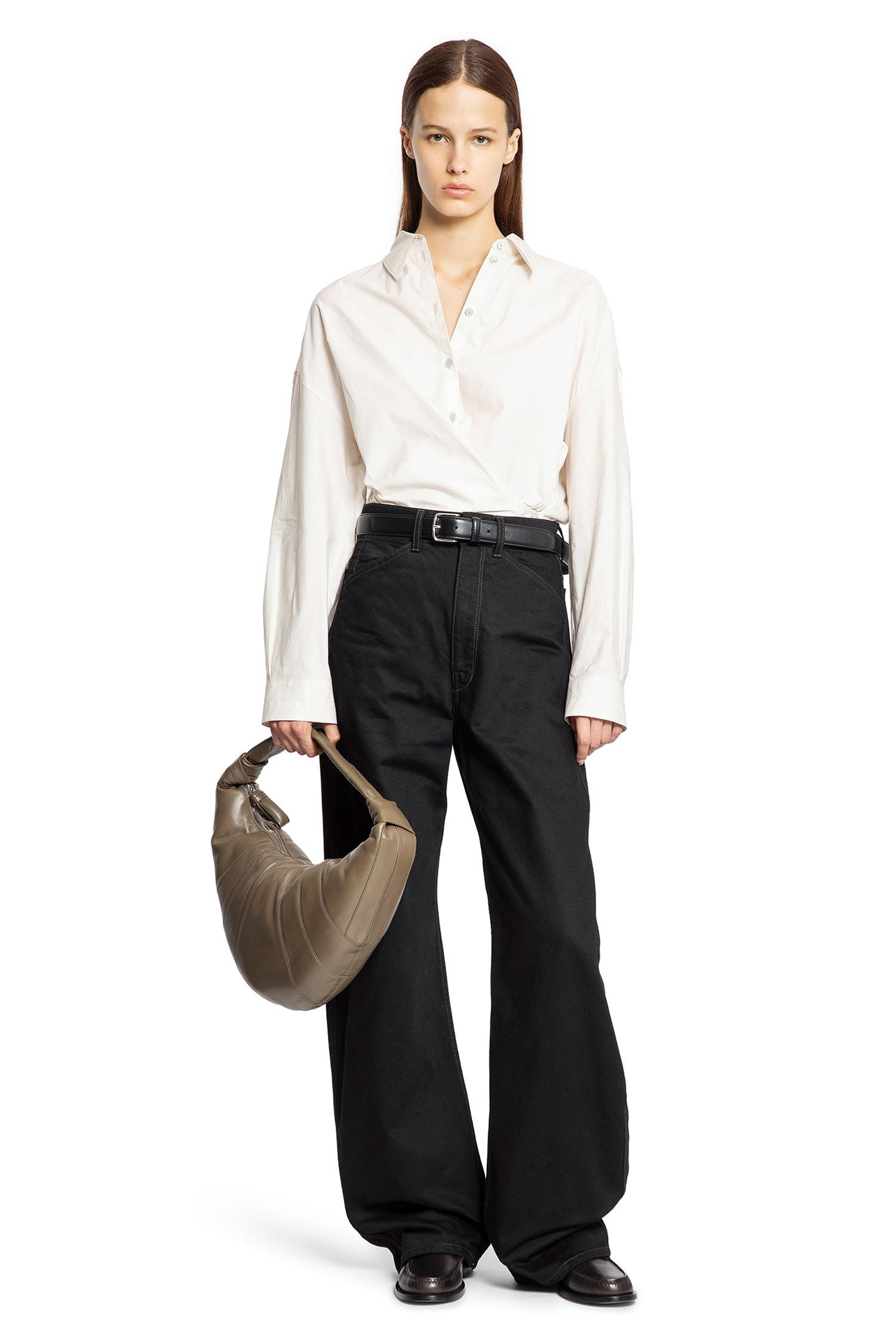 High-waisted Curved Pants - 4