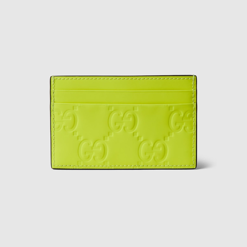 GG rubber-effect card case 3