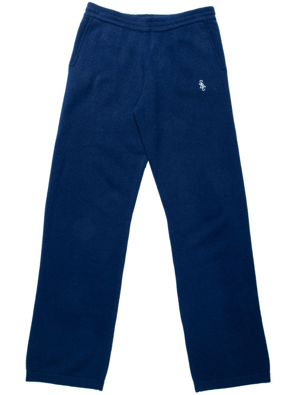 knitted track pants - 1