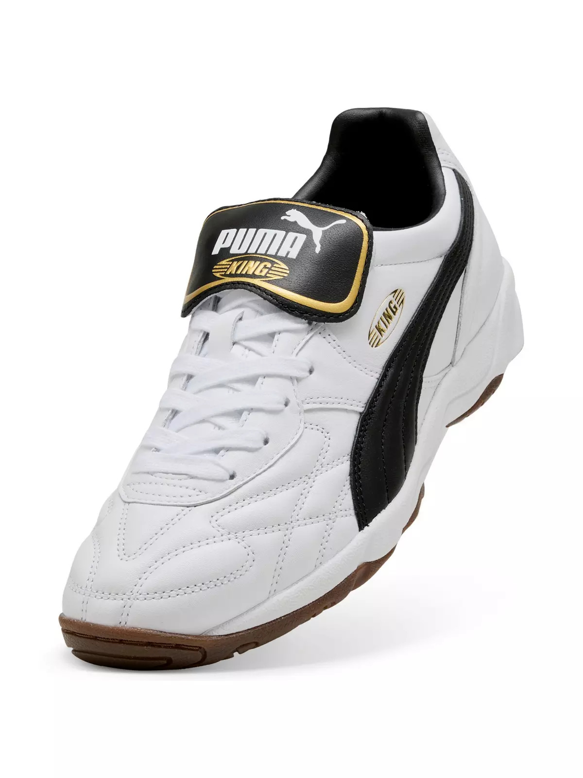 PUMA King Indoor "PUMA White/PUMA Black" Men's Shoe - 5