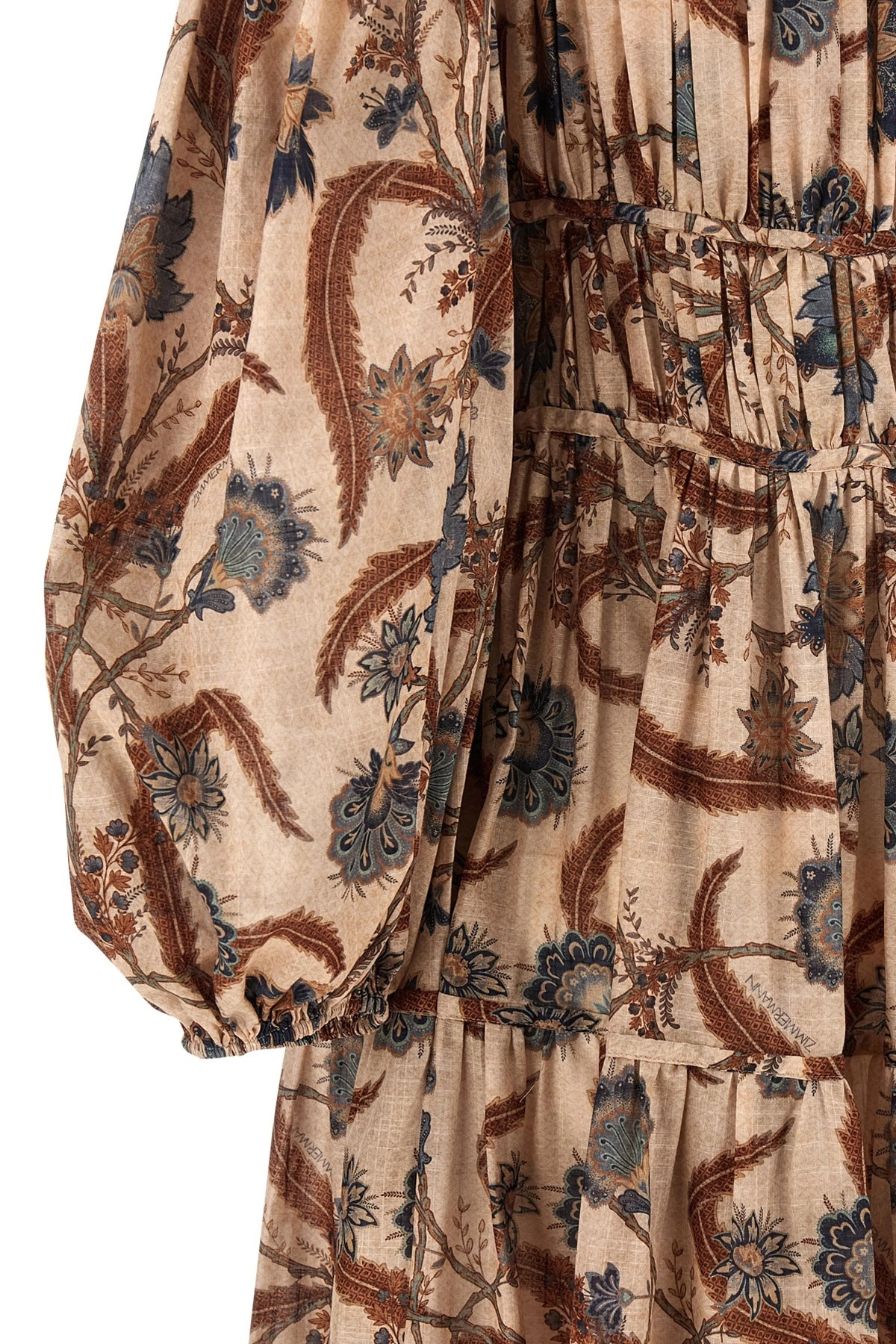 'Ascension Tie Billow Maxi' dress - 5