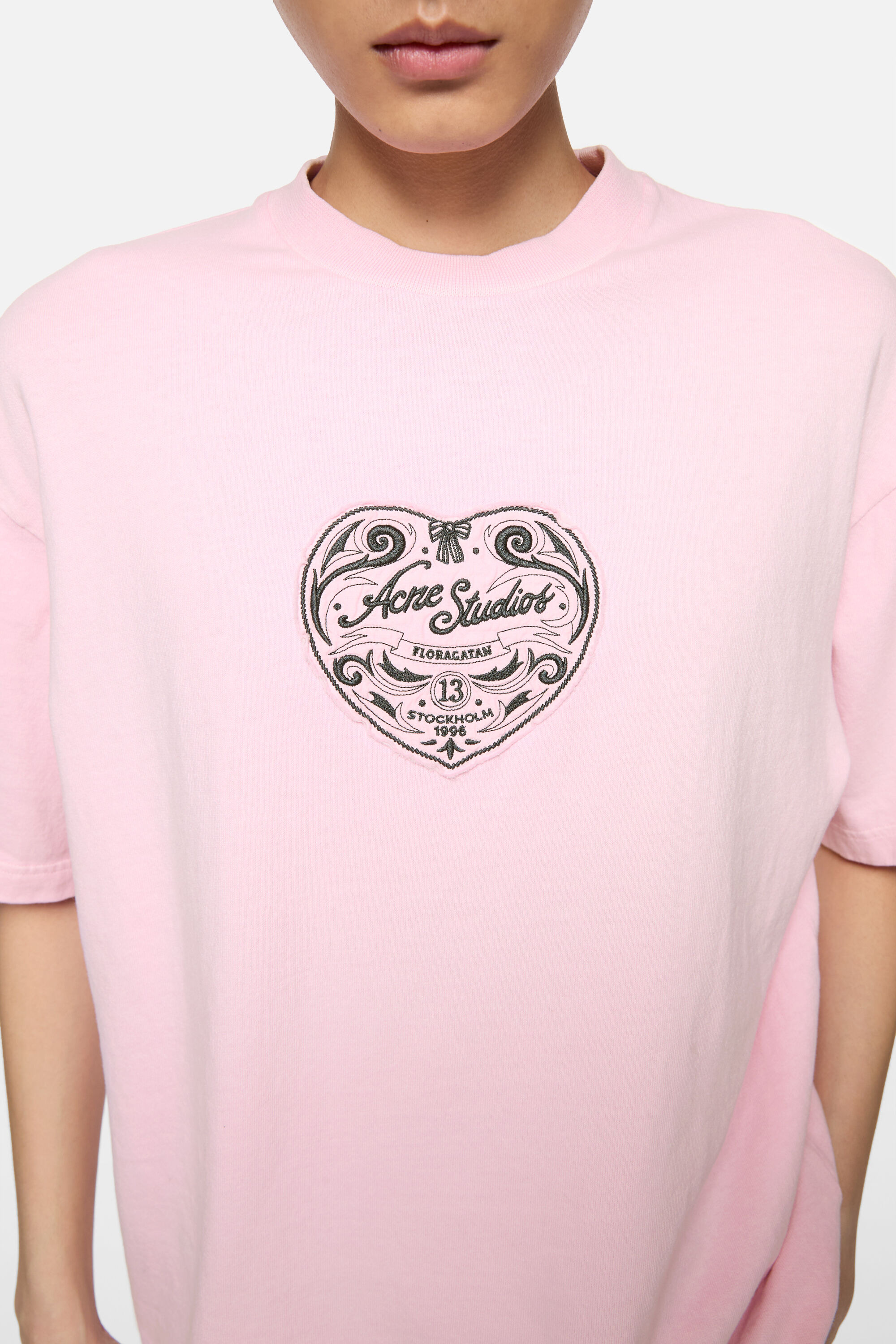 Logo t-shirt - Baby pink - 4