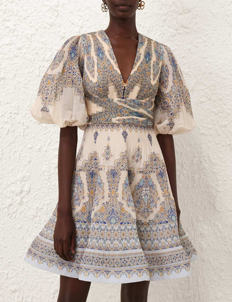 Zimmermann PLEATED MINI DRESS outlook