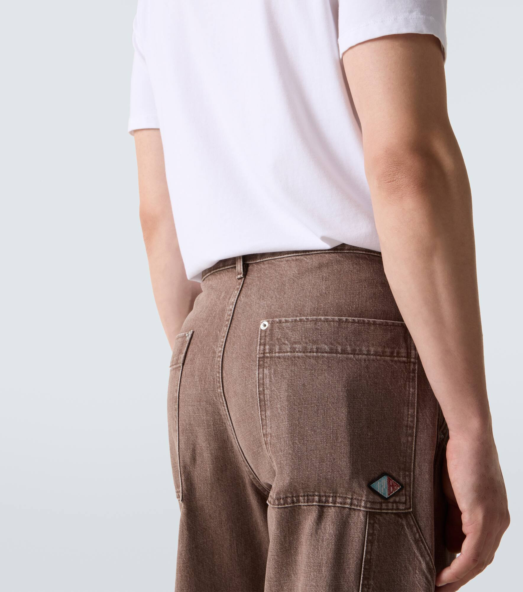 Mid-rise cargo jeans - 6