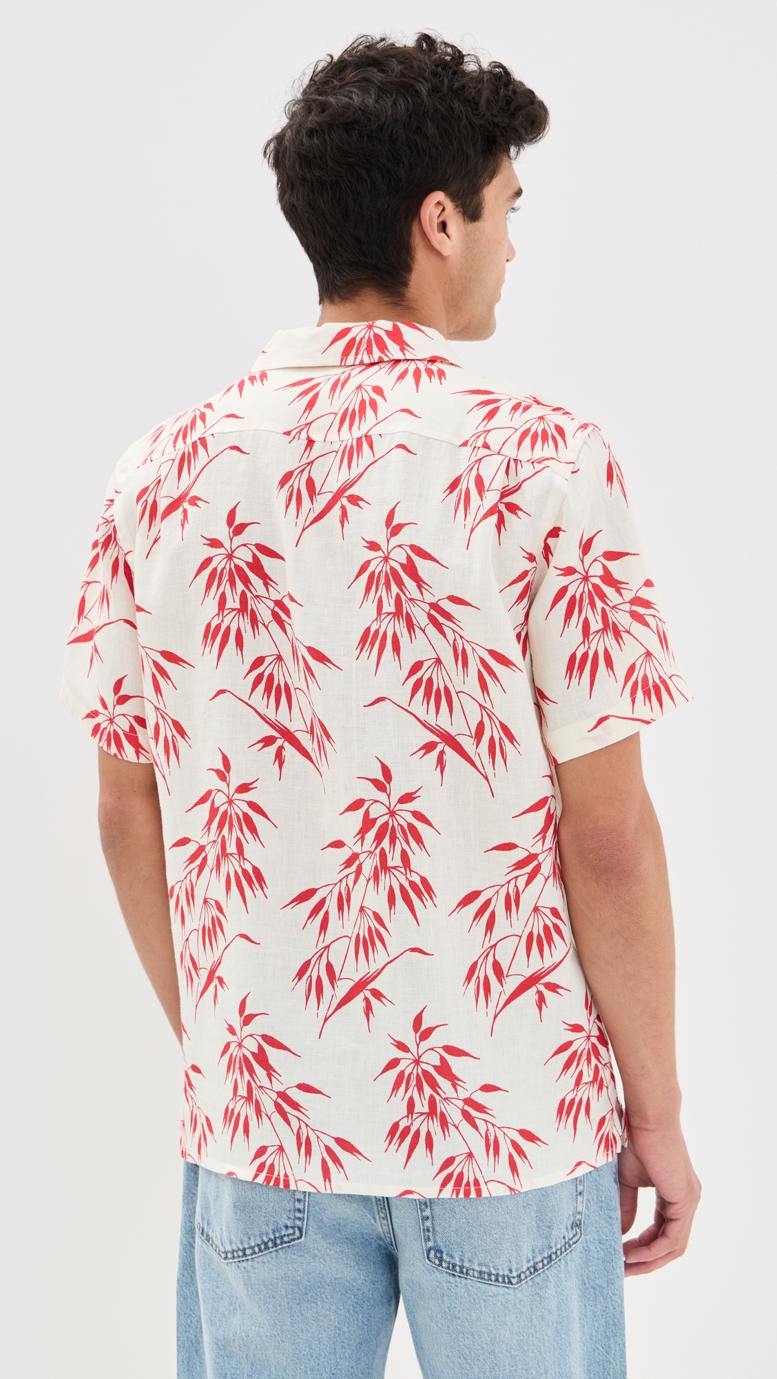 Hibbert Red Bamboo Shirt - 2