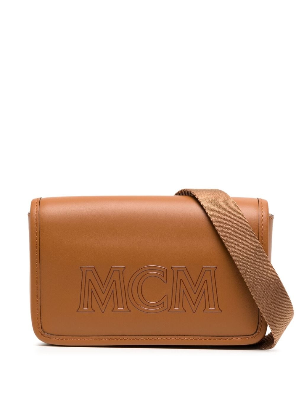 mini Aren leather messenger bag - 1