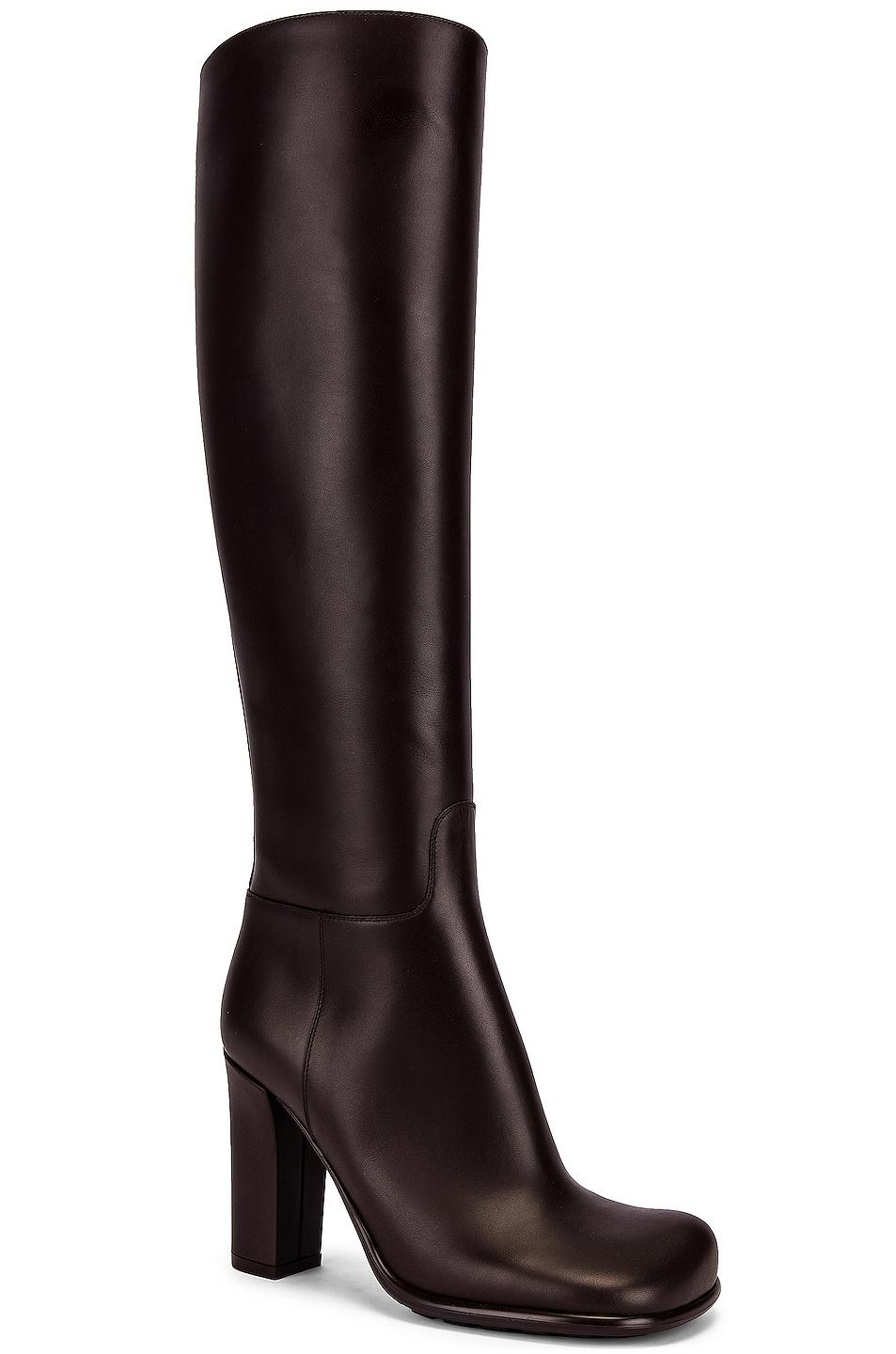 Leather Knee High Boots - 2