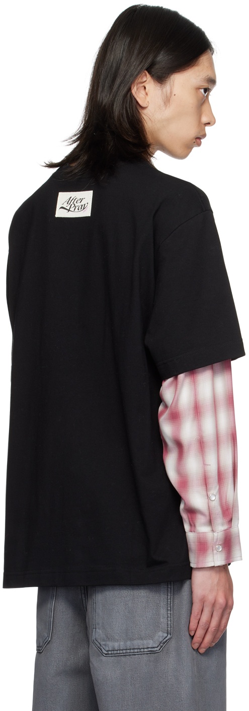 Black Layered Long Sleeve T-Shirt - 3
