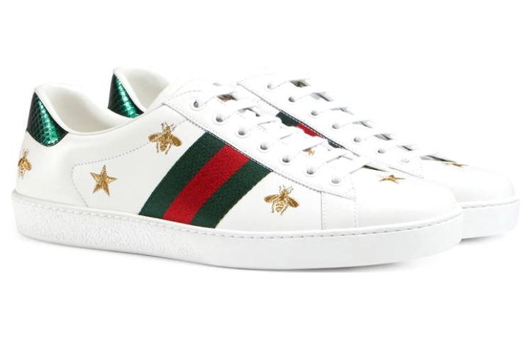 Gucci Ace Embroidered 'Bees and Stars' 386750-A38F0-9073 - 3