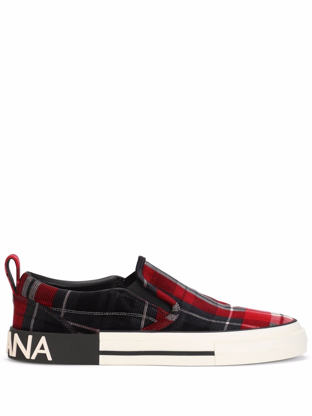 Portofino Light tartan-check sneakers - 1