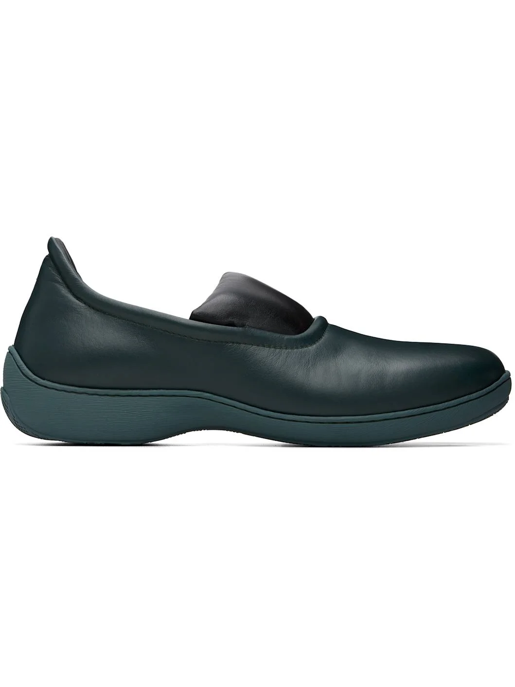 Green & Black Laan Loafers - 1