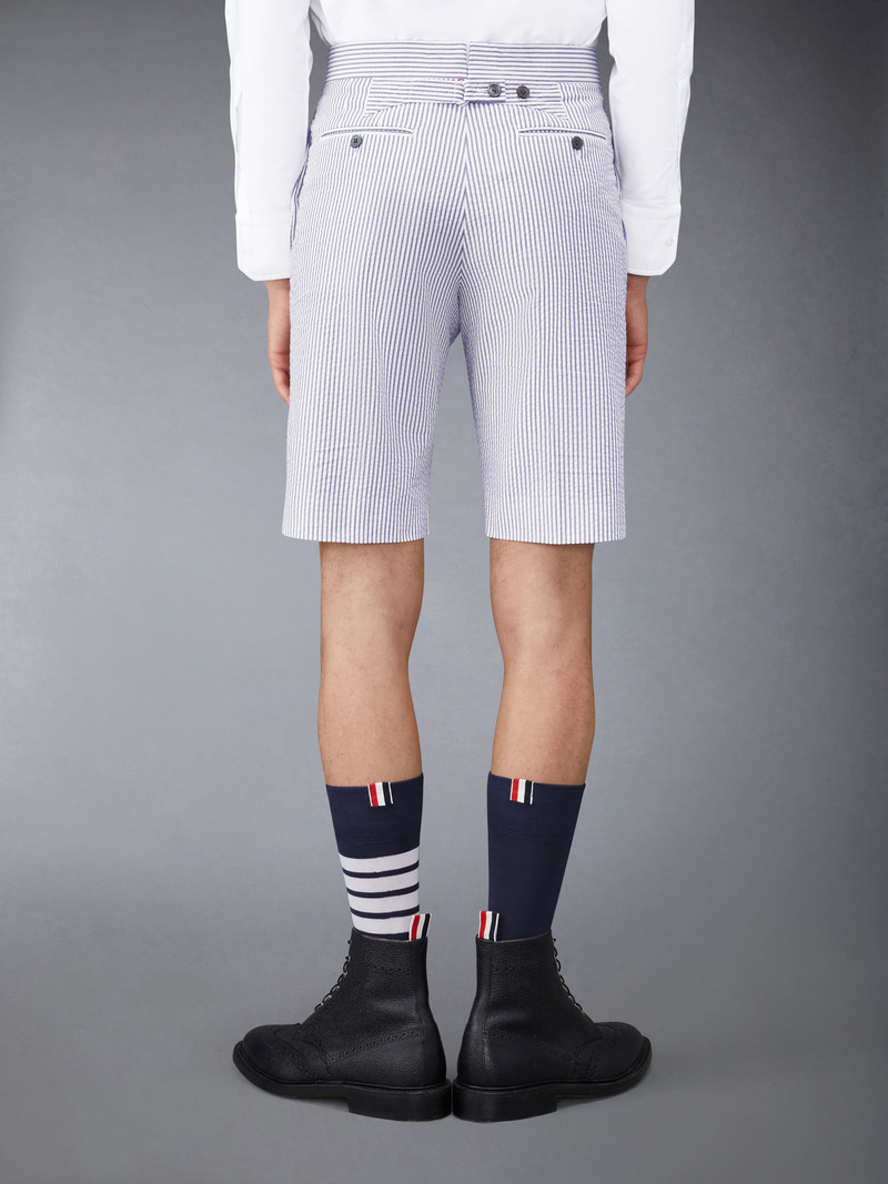 Thom Browne FIT 1 BACK STRAP TROUSER HALF LINING IN SEERSUCKER outlook