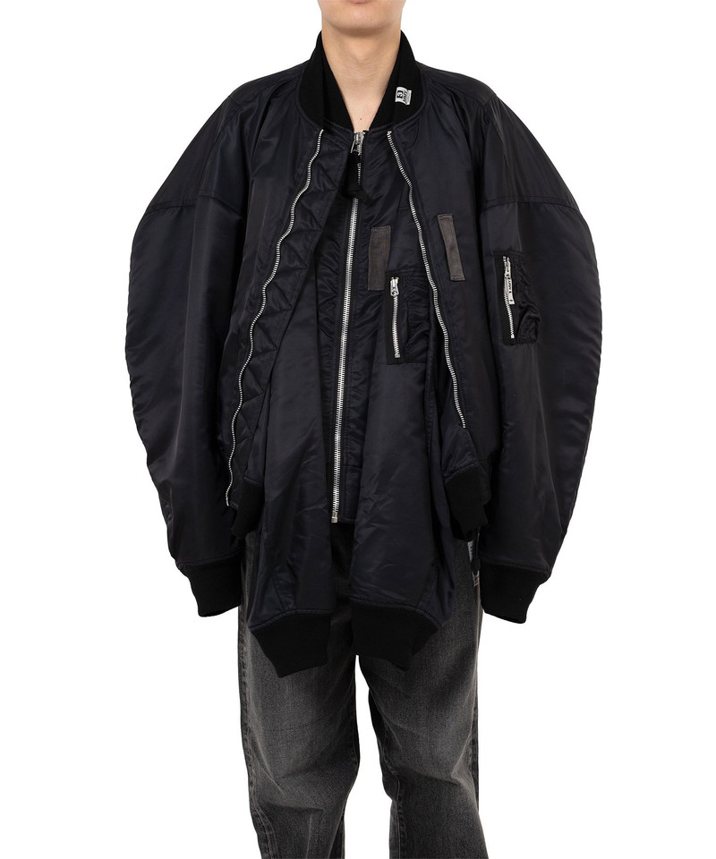 Front Layered Flight Jacket 3