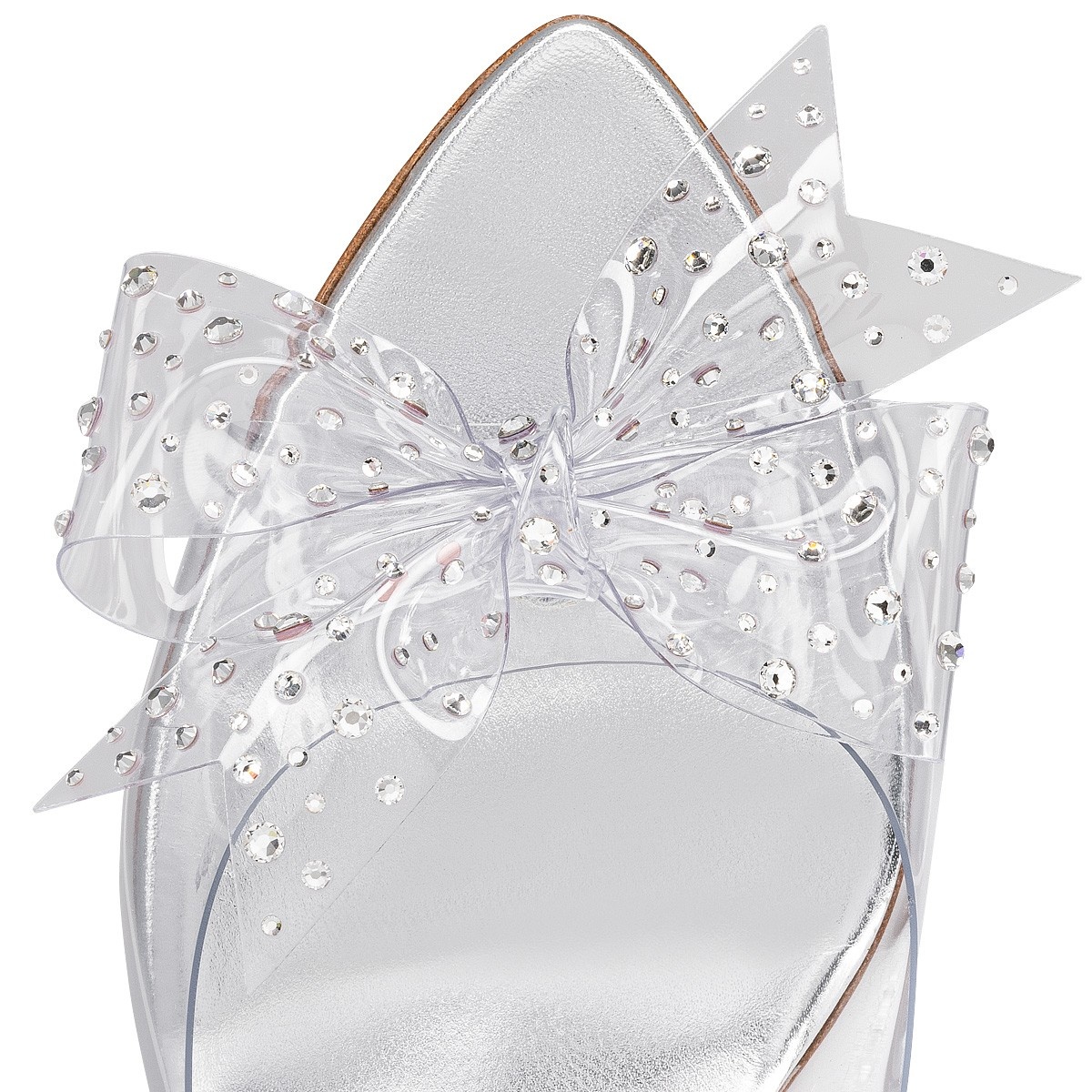 サンダル・ミュール Aqua Strass Christian Louboutin Aqua Strass 80mm Crystal-embellished Pvc