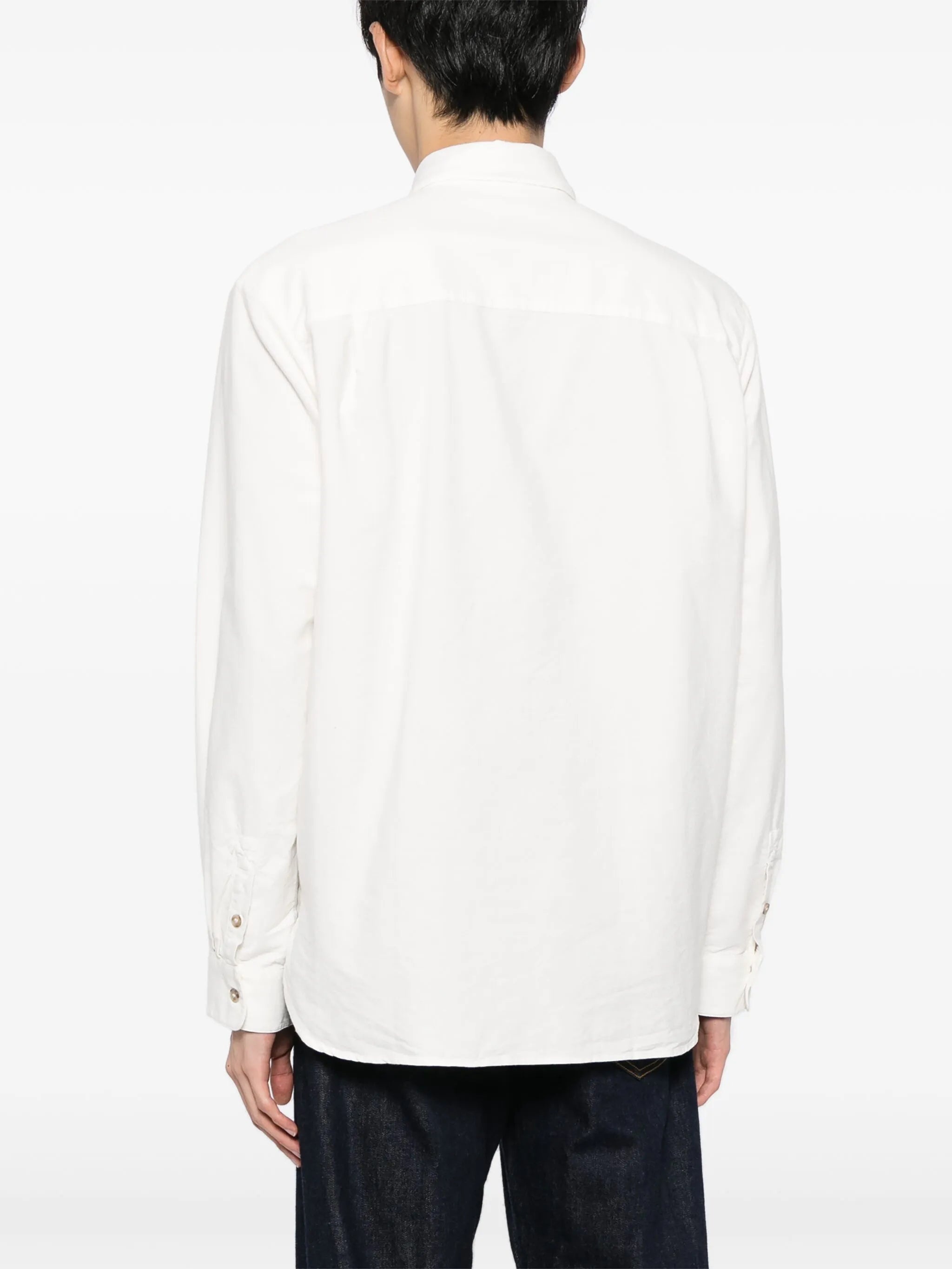 A.p.c. Logo-embroidered Organic Cotton Shirt - 4