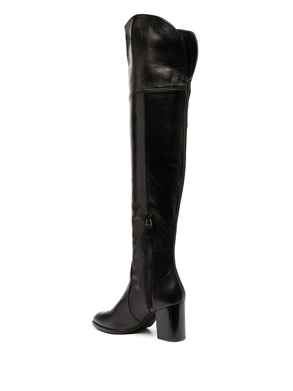 pointed knee length boots - 3