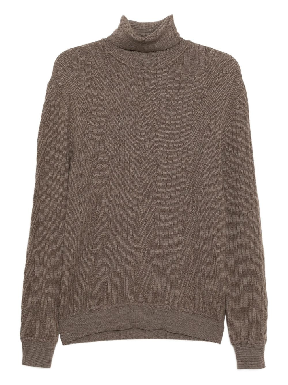 CABLE-KNIT SWEATSHIRT - 1