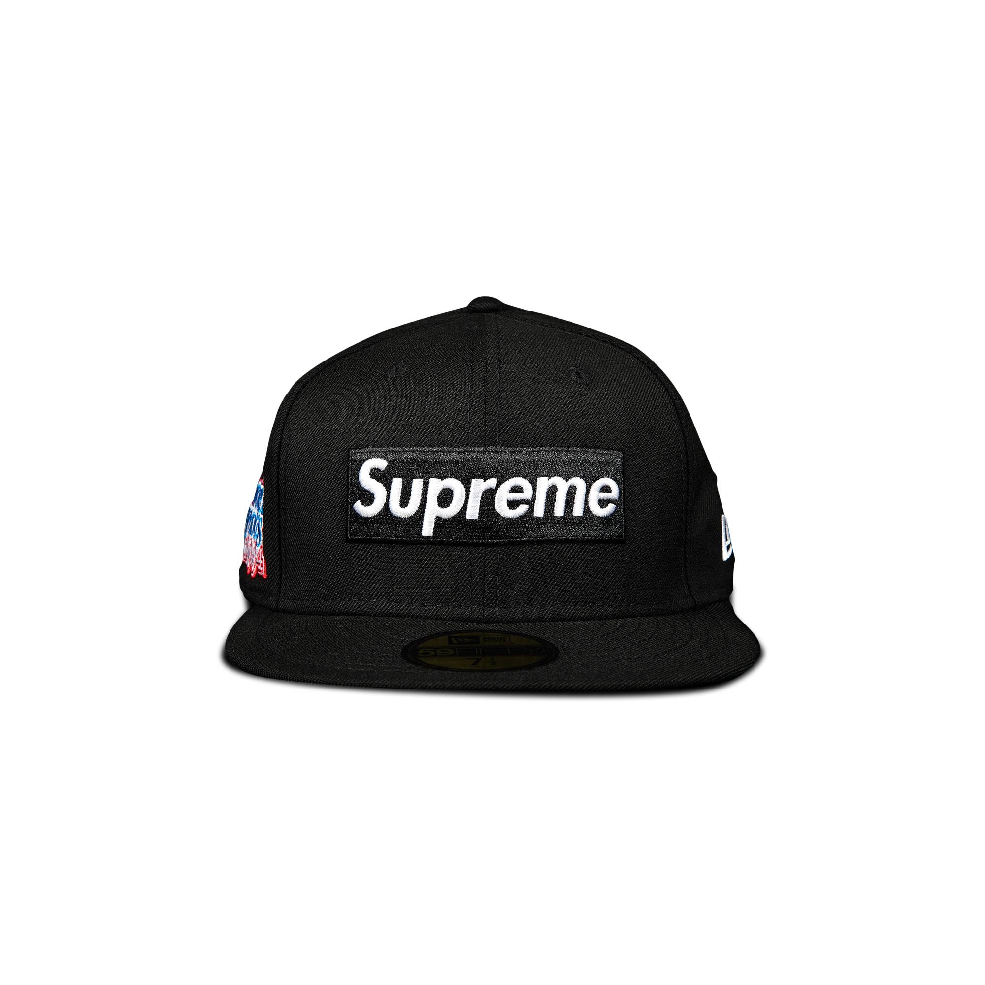 Supreme World Famous Box Logo New Era 'Black' - 1