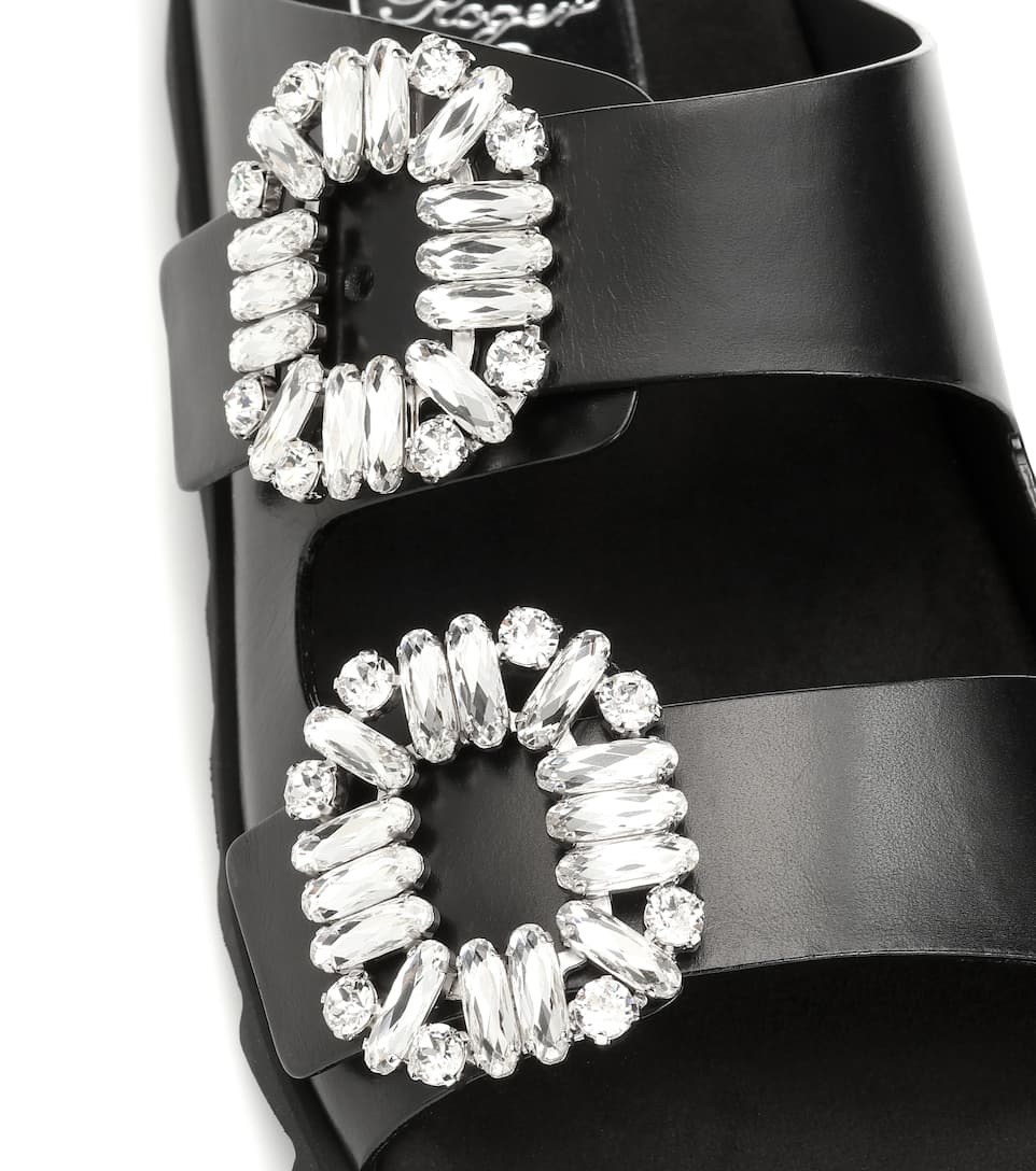 Slidy Viv' leather sandals - 6