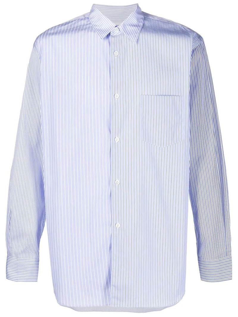 stripe-print long-sleeve shirt 1