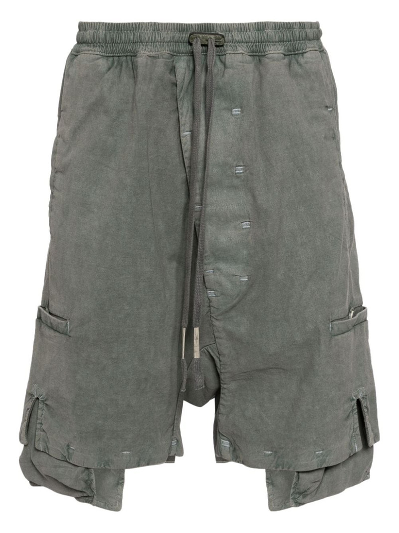 drop-crotch drawstring 반바지 1