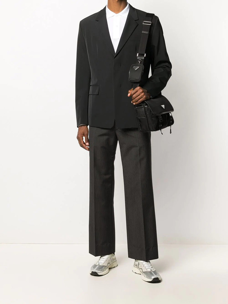 Prada single-breasted blazer outlook