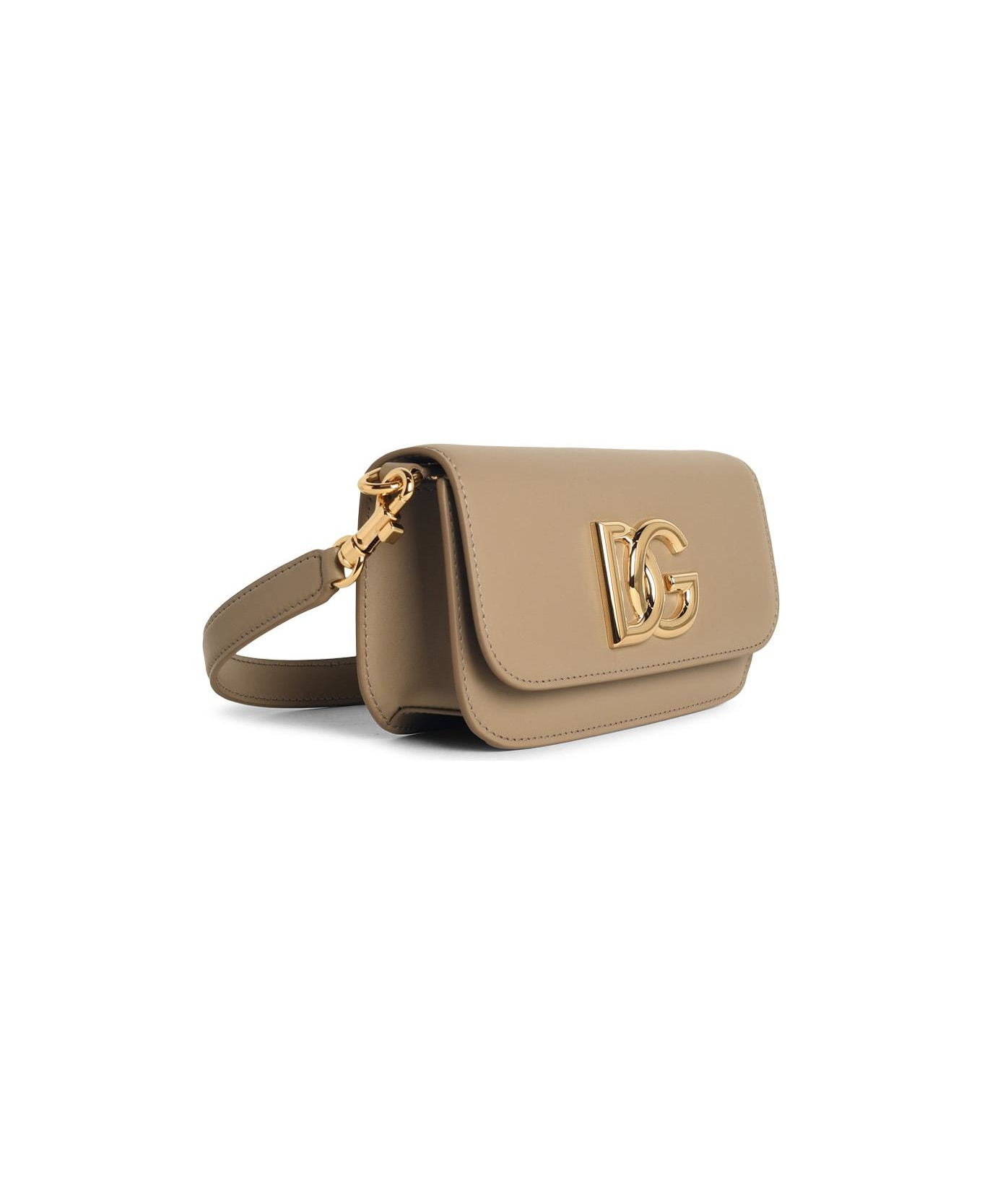 '3.5' Leather 'taupe' Crossbody Bag - 2