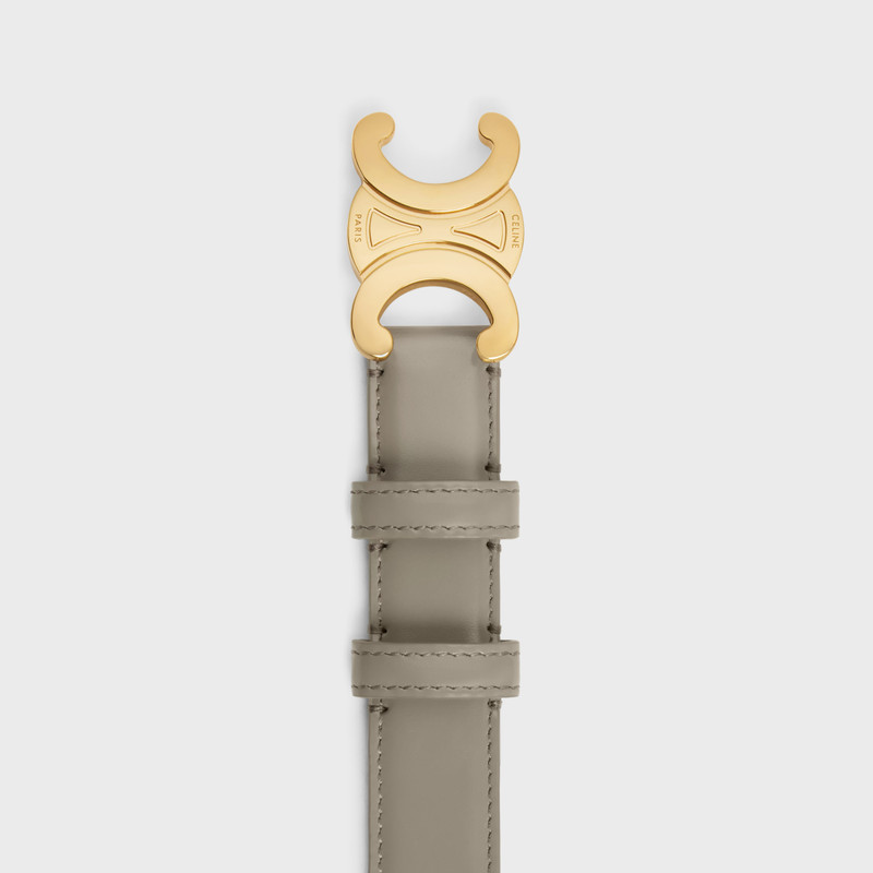 CELINE Medium Triomphe Belt in Taurillon Leather outlook