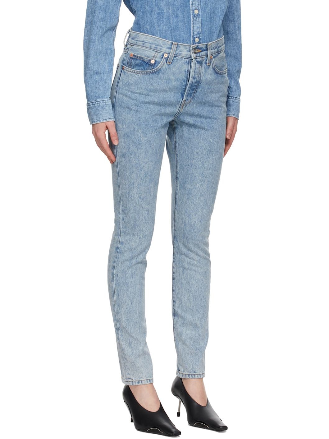 Blue Denim Jeans - 2